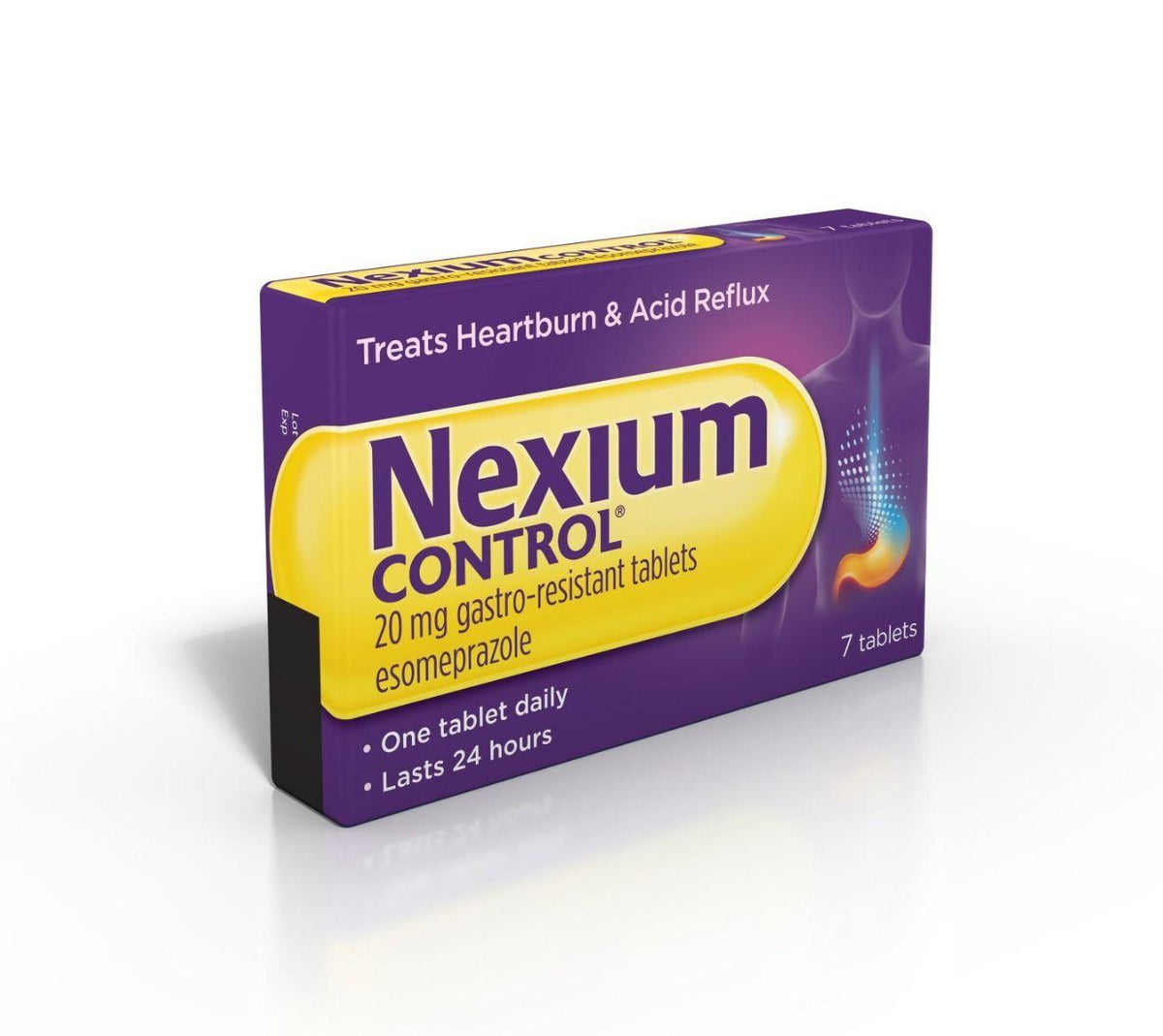 Nexium Control 20 mg – 7 comprimidos gastro-resistentes