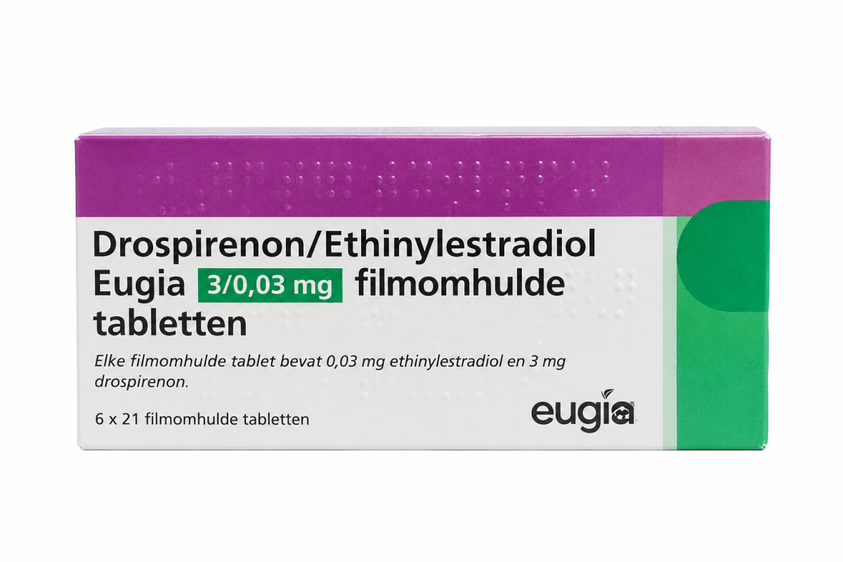 Drospirenone / Ethinylestradiol 3mg / 0.03mg - Médetone