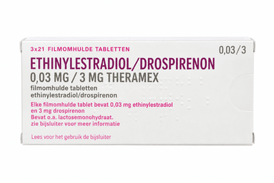 Drospirenone / Ethinylestradiol 3mg / 0.03mg - Médetone