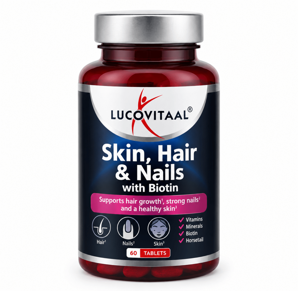 Lucovitaal Skin Hair & Nails – 60 Tablets - Médetone